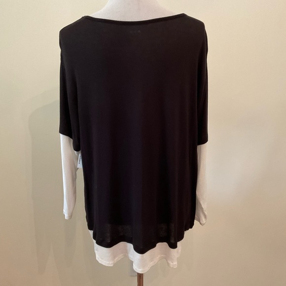NWT Womens Three Dots Plus tunic shirt - Picture 3 of 8